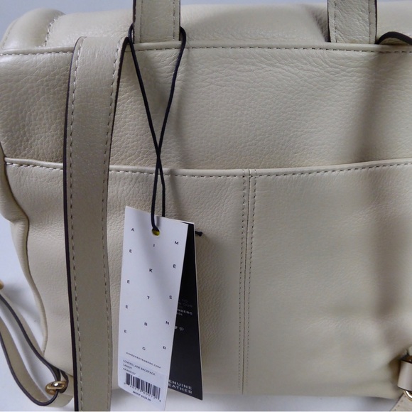 Aimee Kestenberg Lovers Lane Leather Expandable Backpack NWT Top Handle w Heart - Picture 5 of 15